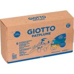Lot de 6 pains de 350 g de p�te � modeler giotto patplume couleurs primaires