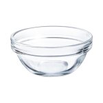 Lot de 6 saladiers empliables en verre tremp 35 cl - 60 x27 mm