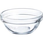 Lot de 6 saladiers empliables en verre tremp� 75 cl - 75 x 34 mm