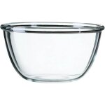 Lot 6 saladiers ronds transparent verre tremp  60 mm - 45 cl
