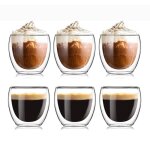 Lot de 6 tasse à cafe 80ml verres à expresso à double paroi tasse cappuccino résistant à la chaleur verre ... Lot de 6 tasse à cafe 80ml verres à expresso à double paroi tasse cappuccino résistant à la chaleur verre ...