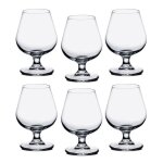 Lot de 6 verre � liqueur verre � pied verre d�gustation capacit� 25 cl - juanio