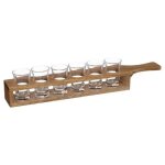 Lot de 6 verres � shooter & rack victor 24cl naturel