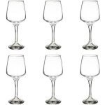 Verres  vin - paris prix - elaya - lot de 6 - 29cl - transparent - compatible lave - vaisselle