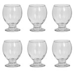 Lot de 6 verres � vin enric 28cl transparent