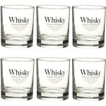 Lot de 6 verres  whisky - secret de gourmet - blend - forme ronde - 305 cl - lave - vaisselle
