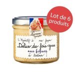 Lot 6 x delice de foie gras aux figues 100 g lg