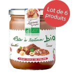 Lot 6 x pâte à tartiner aux noisettes et cacao bio 400g Lot 6 x pâte à tartiner aux noisettes et cacao bio 400g