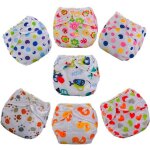 Lot 7 couches lavables bb te1 + 14 insert microfibre bb fille ou garon couleurs bonbons