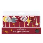 Lot de 8 bougies assorties - scrapcooking - esprit sorcier - en paraffine Lot de 8 bougies assorties - scrapcooking - esprit sorcier - en paraffine