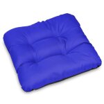 Lot de 8 coussins pour chaise banc de jardin et canap - superkissen24 - 45x45 cm - impermable - bleuet ...