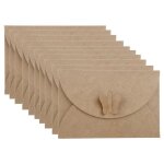 Lot de 80 enveloppes - r�tro papier kraft enveloppe pour la f�te du mariage anniversaire no�l saint valentin ...