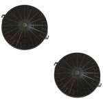 Lot de deux filtres charbon type 211 chf211 210x26 mm hotte fch240 480181700942 faure fagor arthur martin ...