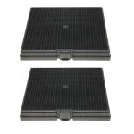 Lot de deux filtres charbon d241 ca240s hotte 49002532 chf007 / 1 arthur martin electrolux indesit de ...