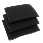 Vhbw 3x filtre remplacement pour parkside 30250101 filtre pour aspirateur - filtre en mousse