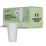 Lot de gobelets rutilisables givr ecocup 30cl - 150 lavages au lave vaisselle - verre bire rutilisable ...