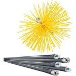 Kit de ramonage werka pro 7 m brosse 250 mm