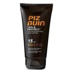 Lotion solaire - piz buin - tan & protect - spf 15 - 150 ml - non gras