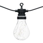 Lotti guirlande lumineuse ext�rieure guinguette d�t� party light - 10 ampoules goutte a67 - blanc chaud ...