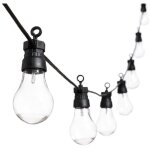 Lotti guirlande lumineuse ext�rieure guinguette d�t� party light - 30 ampoules a50 - 31v - blanc chaud ...