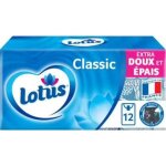 Mouchoirs - lotus - classic 12 blanc - adulte - mixte - type de produit: mouchoirs