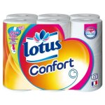 Lotus confort - papier hyginique - 12 rouleaux blanc