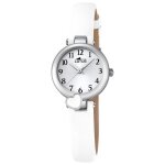 Lotus montre adolescent junior collection analogique quartz cuir blanc ul18268 - 1