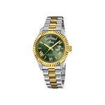 Montre - lotus - freedom - acier bicolore - �tanche 10 atm - cadran vert