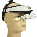 Loupe casque frontale tempsa - 2 led 5 lentilles - travail pr�cision r�paration