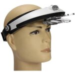 Loupe lampe casque frontale tempsa - 2 led - 5 lens - réparation travail precision magnifier Loupe lampe casque frontale tempsa - 2 led - 5 lens - réparation travail precision magnifier