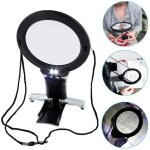 Loupe de lecture main libre lampe loupe led pour broderie couture Loupe de lecture main libre lampe loupe led pour broderie couture