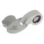 Loupe de precision bijoutier x40 / 25mm (avec led) Loupe de precision bijoutier x40 / 25mm (avec led)