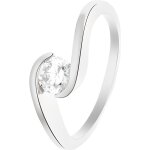 Bague solitaire - lova lola van der keen - argent massif 925 - diamants de synthse - oxyde de zirconium ...