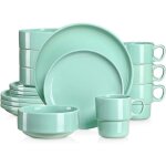 Lovecasa s�rie sweet kds - 7 service complet de table 16 pi�ces bord deboutempilableen porcelaine pour ...