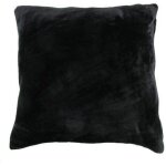 Lovely casa c05792005h doudou housse coussin polyester noir 40 x 40 cm?