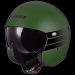 Ls2 casque jet of599 spitfire ii retro mat