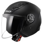 Ls2 casque jet of616 airflow ii solid mat
