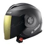 Ls2 casque jet verso of570 avec visi�re miroir or