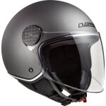 Ls2 casque moto jet sphere lux - gris