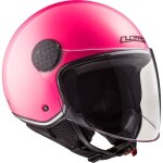 Ls2 casque moto jet sphere lux - rose fluo Ls2 casque moto jet sphere lux - rose fluo