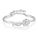 Bracelet passionova motif de rose modèle féminin bracelet pour femme cadeau noël anniversaire mariage ... Bracelet passionova motif de rose modèle féminin bracelet pour femme cadeau noël anniversaire mariage ...
