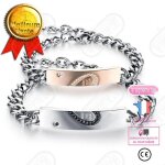 Lsc bracelet couple amoureux 2 pieces cadeau anniversair noel