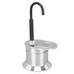 Lsf - pot moka  tube unique pot  moka  tube unique 1 tasse 50 ml bec en alliage daluminium cuisinire ...