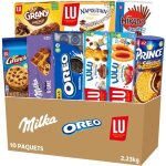 Lu - lot de 10 paquets : choco & cake oreo mikado granola cookie prince x2 napolitain lulu ourson barquette ...