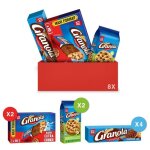 Lu la bote plaisir - assortiment de goters - 100 biscuits - granola de lu cookies et sabls - 173kg ...