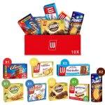 Lu la bote plaisir - assortiment de goters - 106 biscuits - granola pepito grany napolitain prince ...