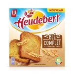 Lu - heudeubert biscotte de bl complet 280g - lot de 4