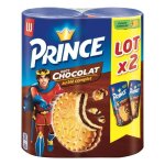 Prince de lu - 2 paquets de biscuits enrobs de chocolat au lait - au bl complet - (2x300g)