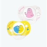 Luc & l�a 2 sucettes anatomiques t�terelle extra - fine 0 - 6 mois edition limit�e barbapapa
