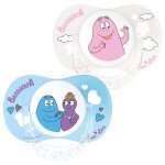Luc & la 2 sucettes anatomiques tterelle extra - fine + 18 mois edition limite barbapapa